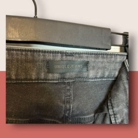 🩶 UNIQLO STRETCH SLIM JEANS GRAY SIZE 31 - Picture 8 of 8